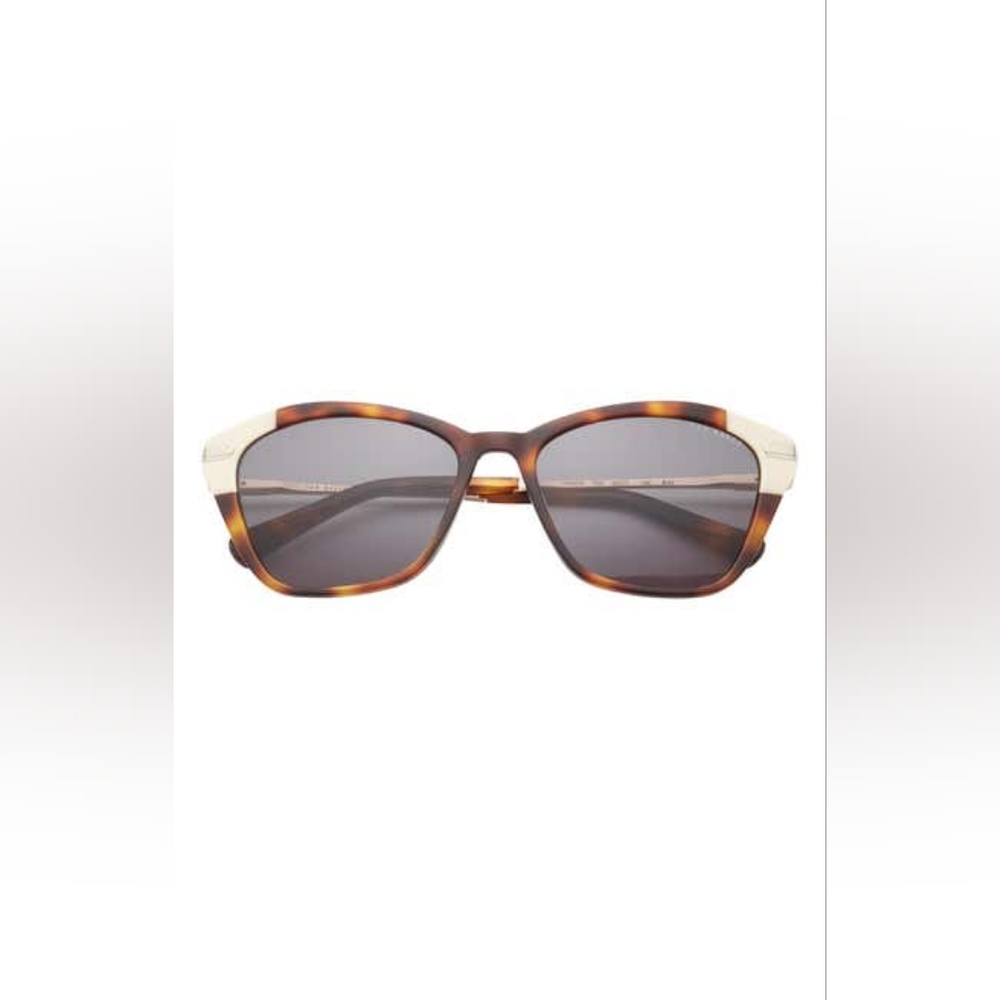 Ted Baker London 55mm Cat Eye Sunglasses, One Size, TORTOISE